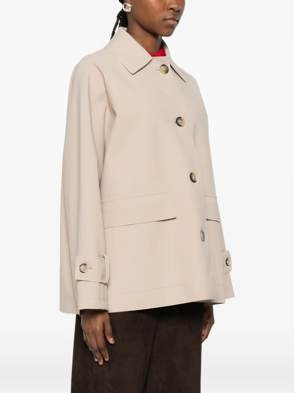  Harris Wharf London Scuba Jacket - Neutrals 