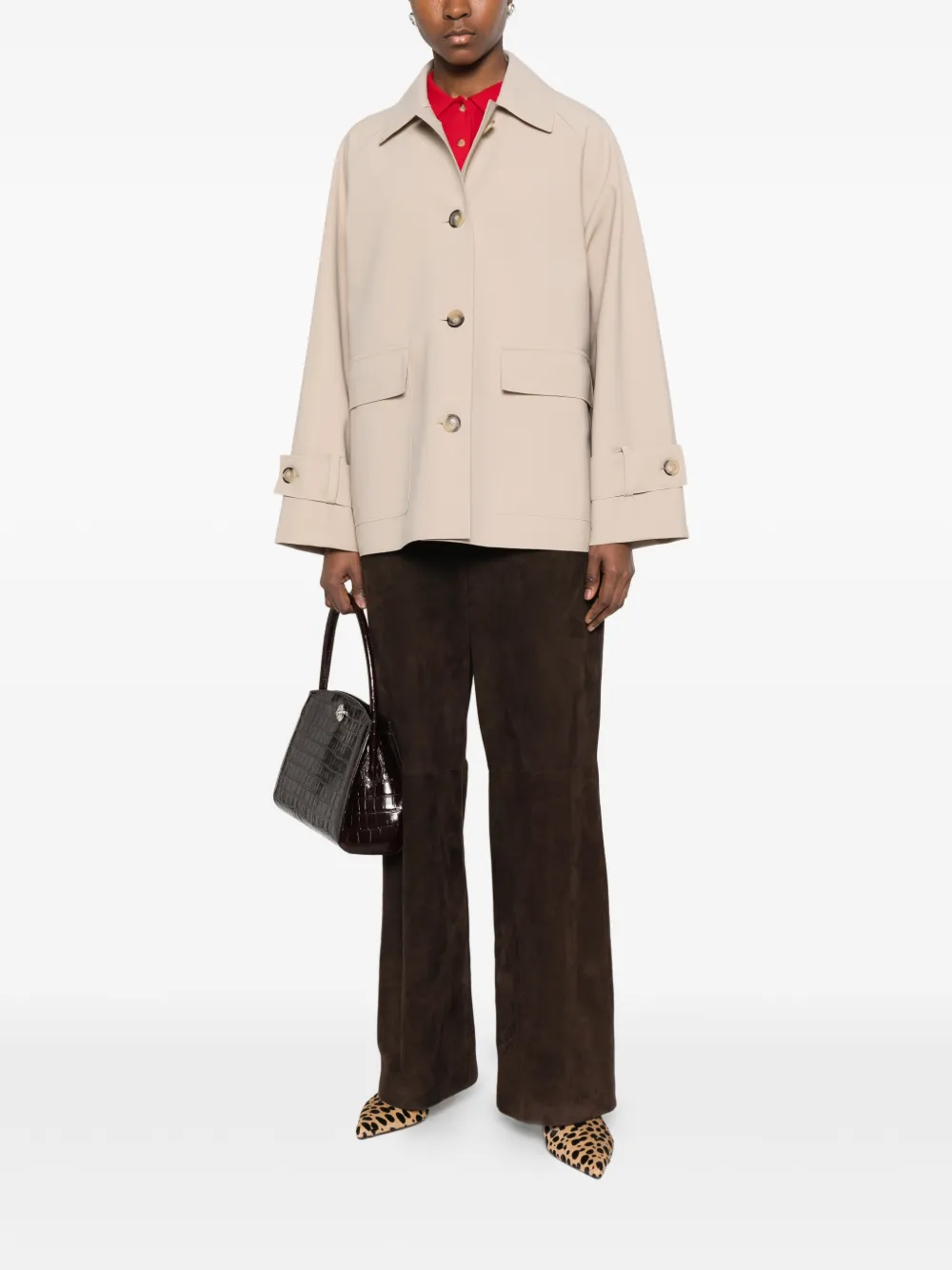  Harris Wharf London Scuba Jacket - Neutrals 