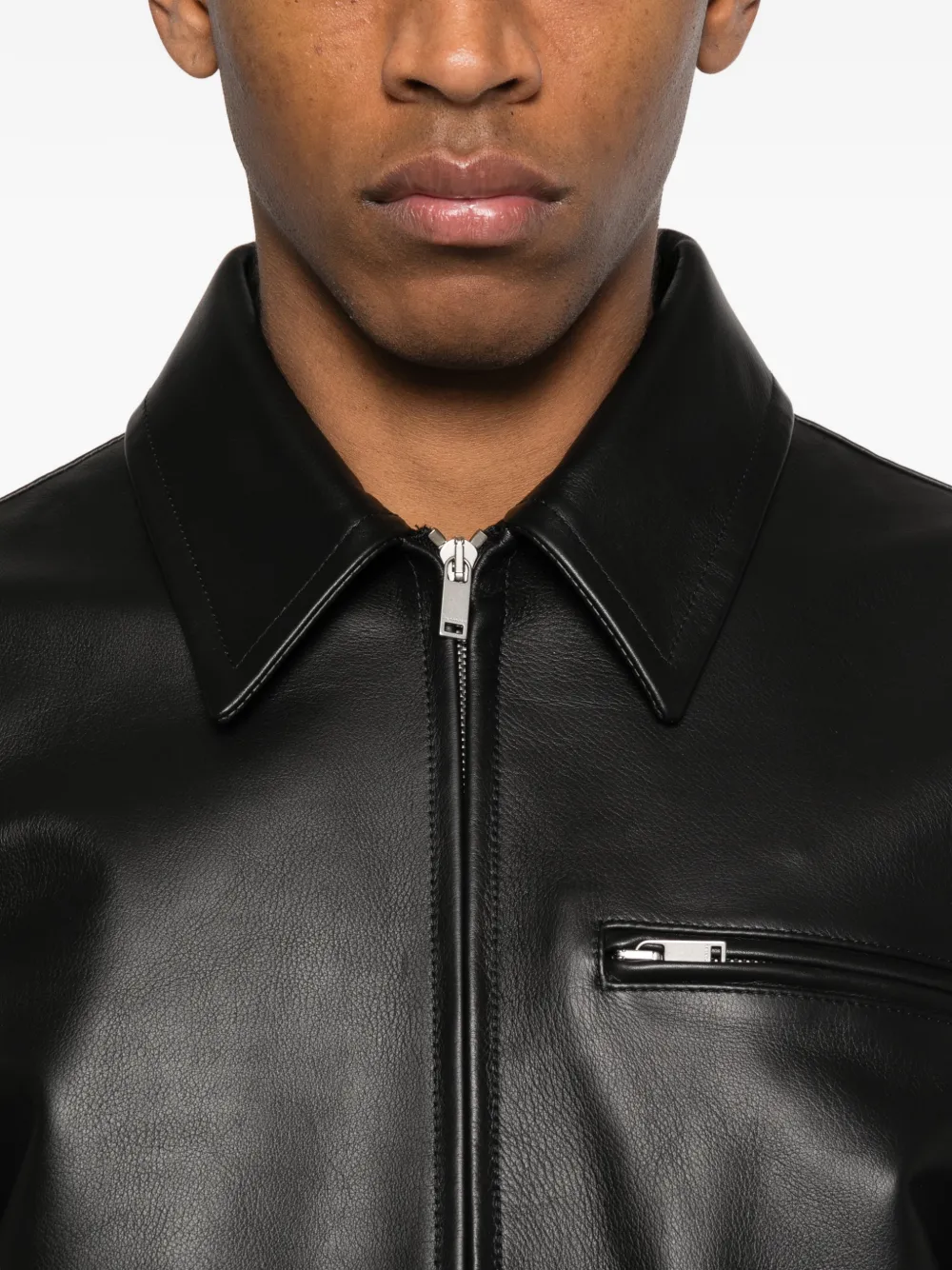 Jil Sander ジップアップ ジャケット | ブラック | FARFETCH JP