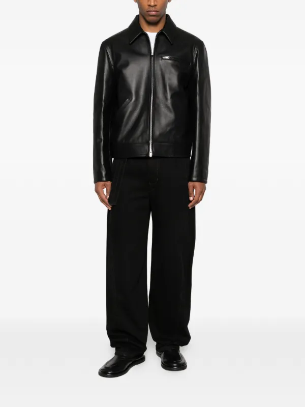 Jil Sander ジップアップ ジャケット | ブラック | FARFETCH JP