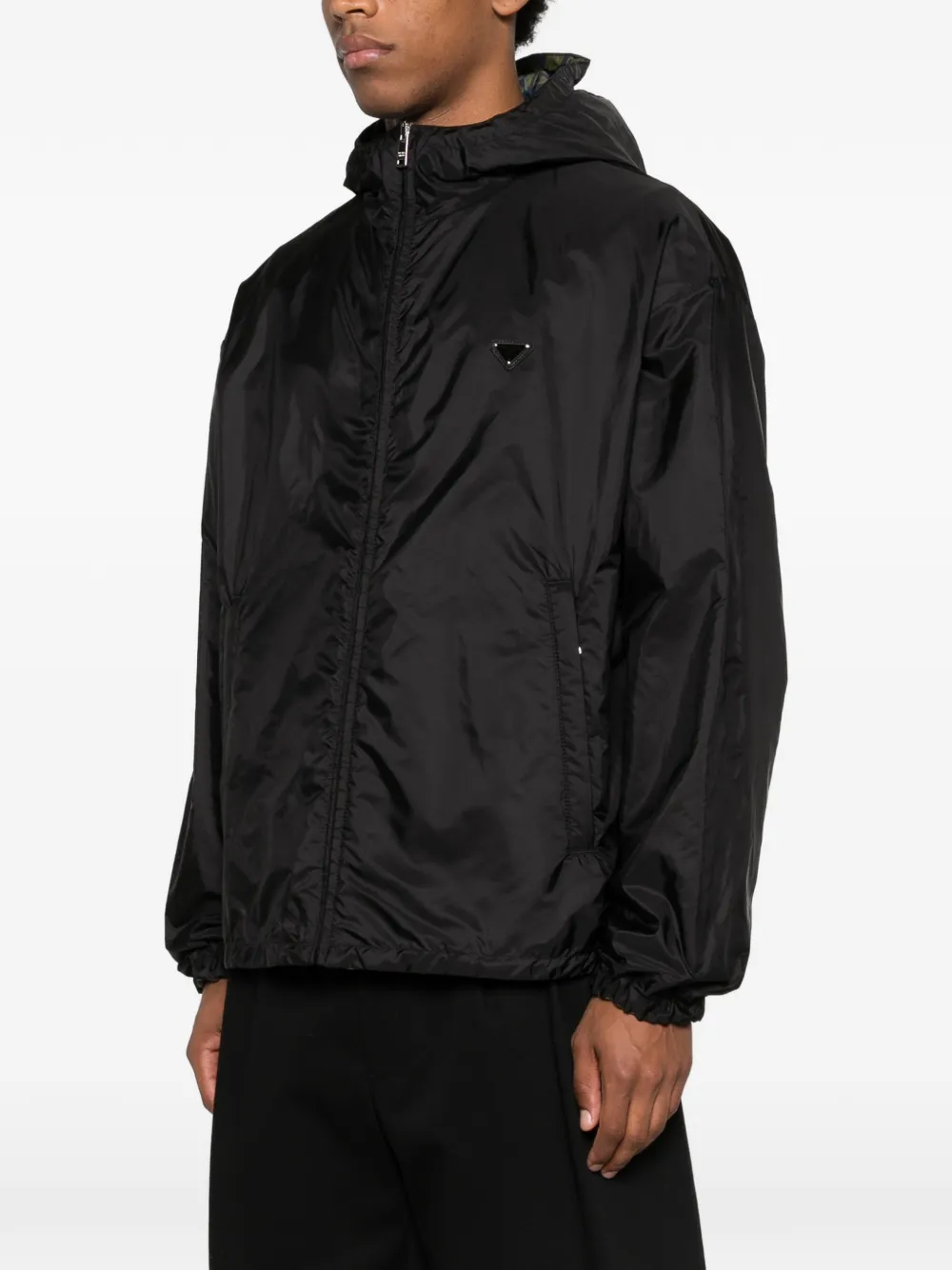 Prada Jack met logoplakkaat Zwart