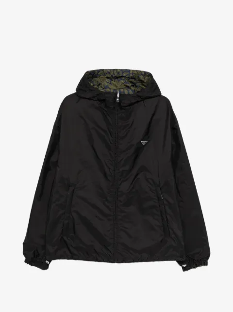 Prada logo-plaque jacket