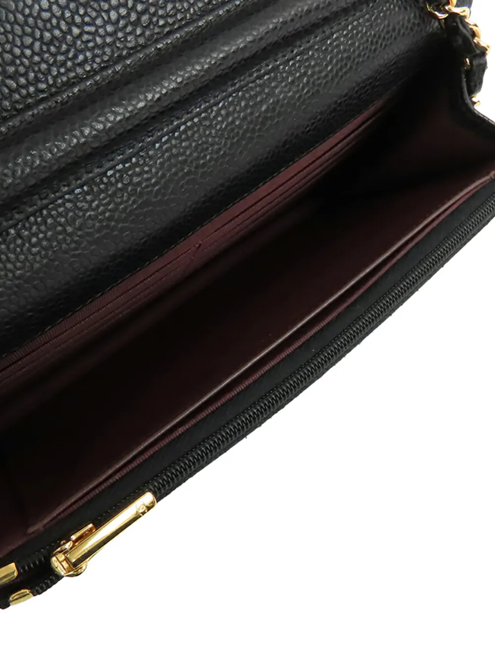 2021 Cc Quilted Caviar Wallet On Chain Crossbody Bag