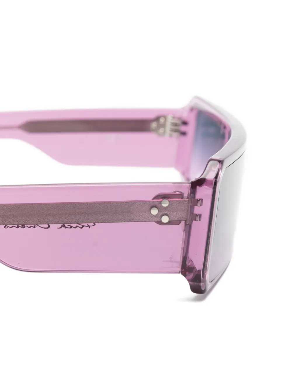  Rick Owens Drkshdw Geth Gradient-lense Sunglasses - Purple 