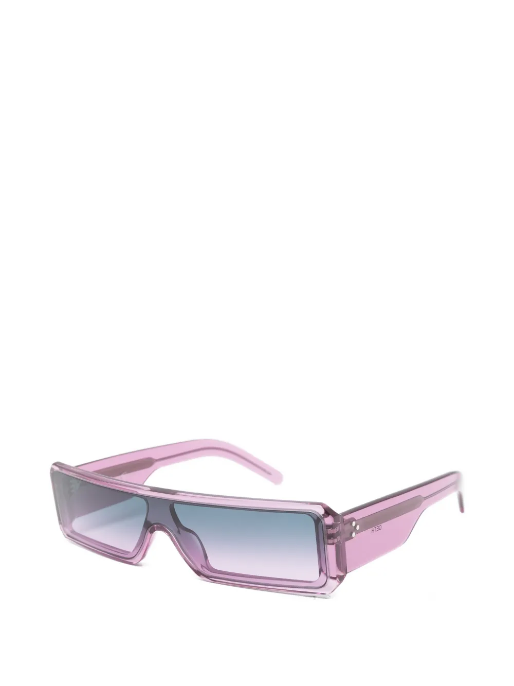  Rick Owens Drkshdw Geth Gradient-lense Sunglasses - Purple 