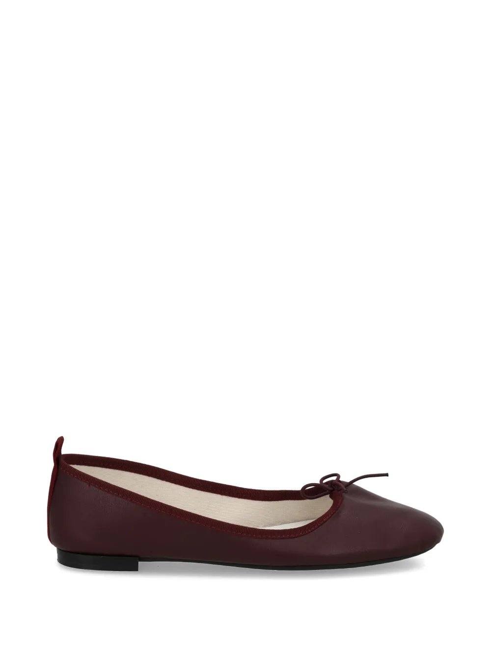 Repetto tie-detail ballet flats Rood