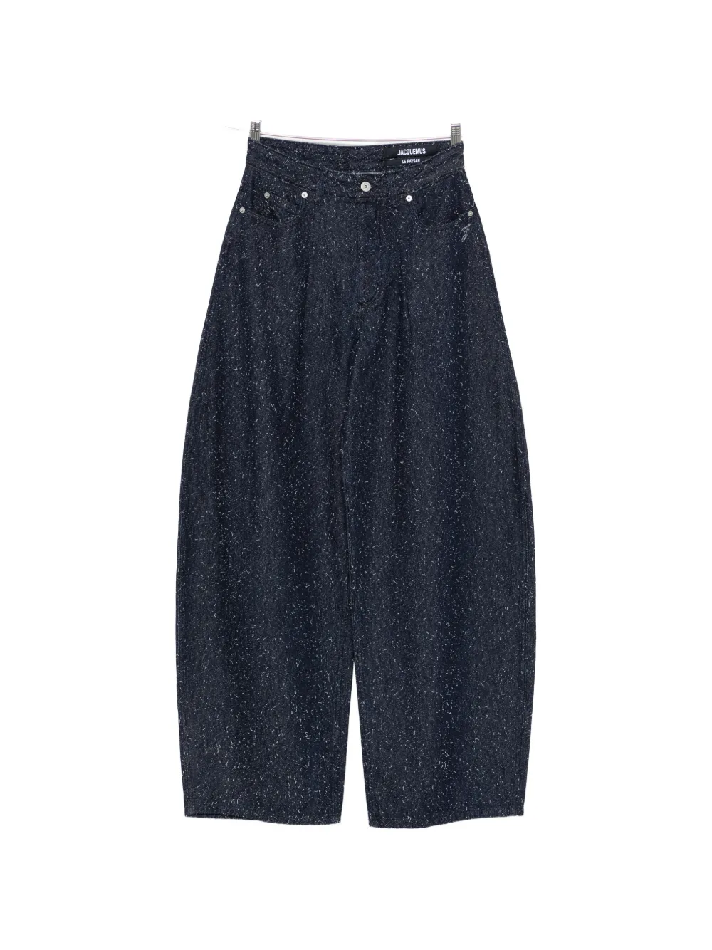 Jacquemus speckled denim jeans - Blu