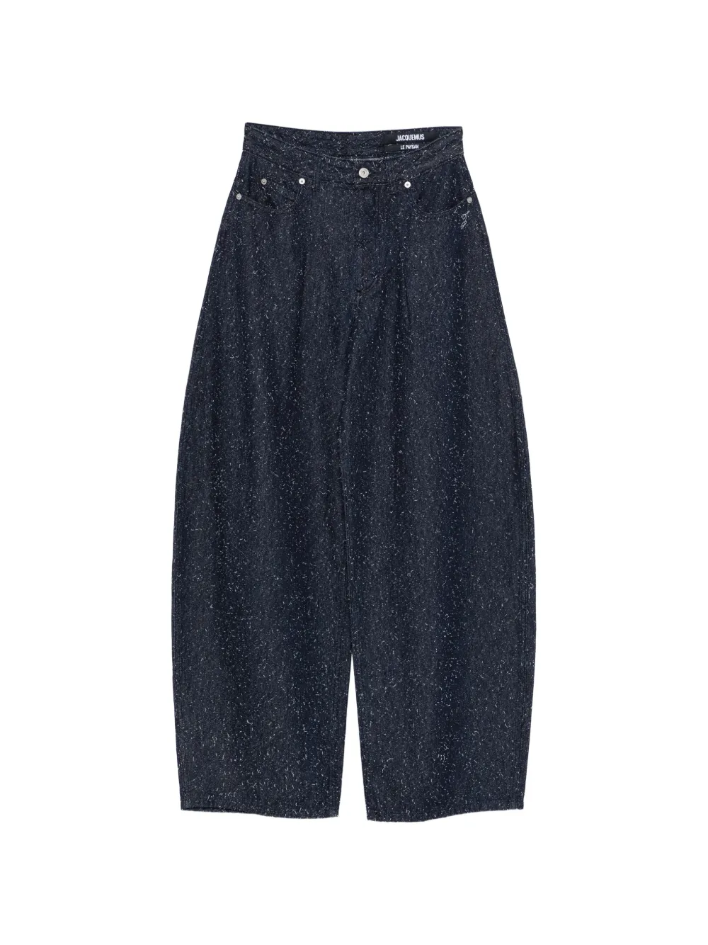 Jacquemus speckled denim jeans - Blu