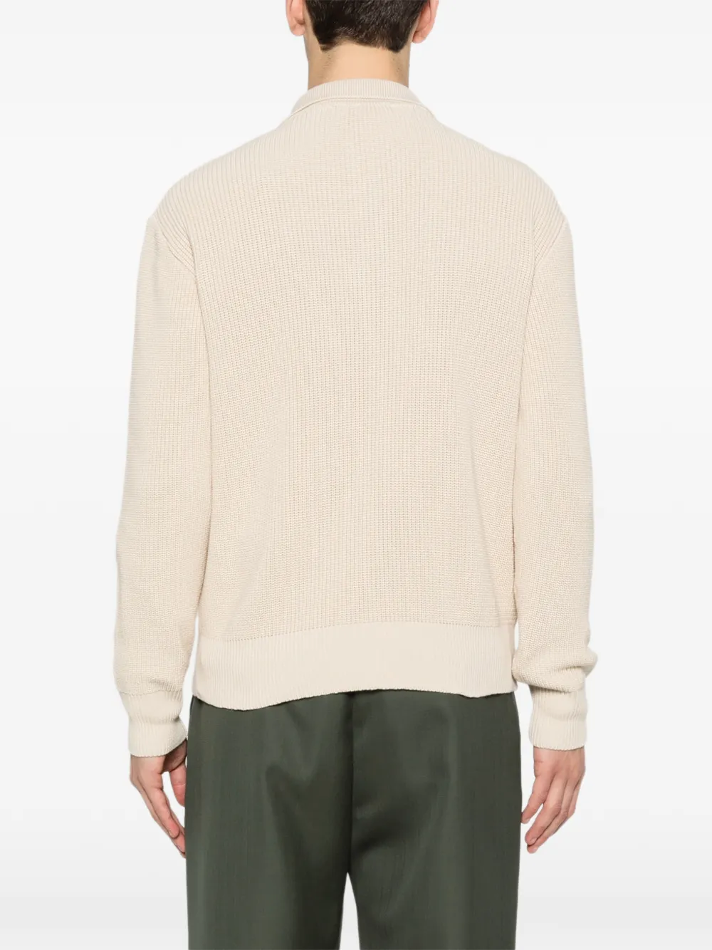 Lardini Polotrui met halve rits Beige