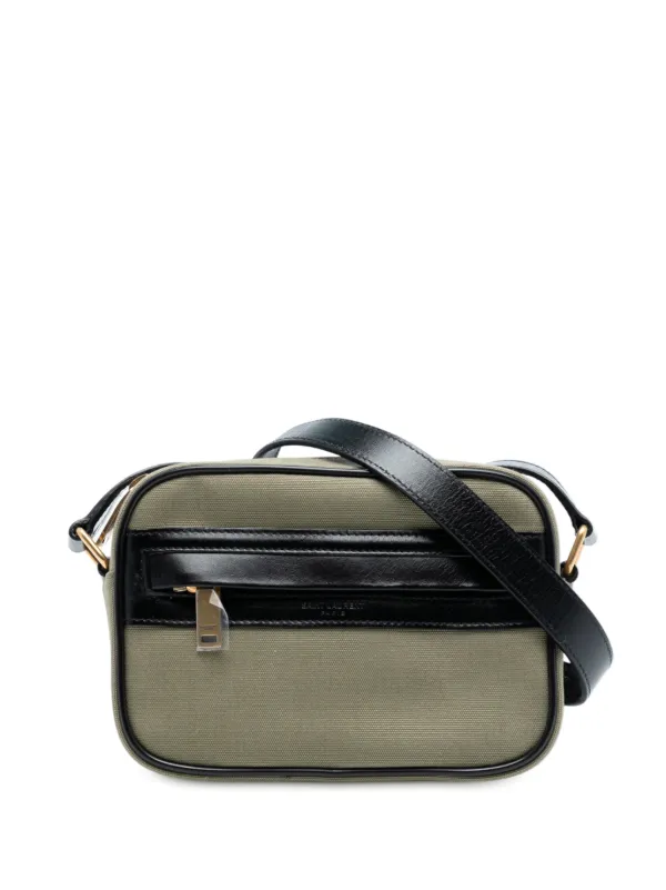 Saint Laurent Pre-Owned 2022 スモール キャンバスキャンプ カメラ 
