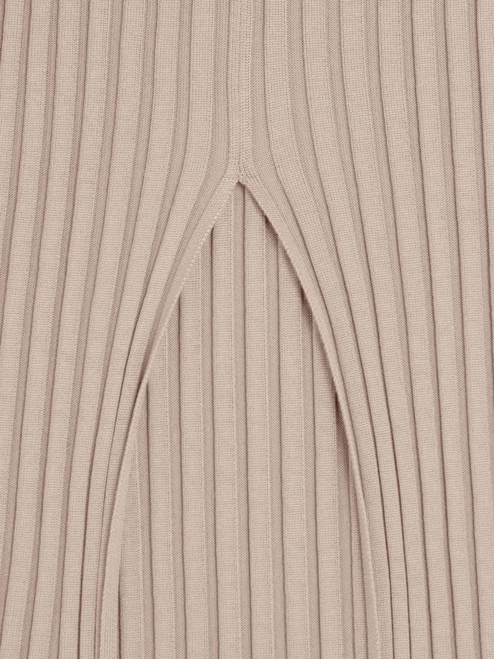 Tod's Ribbed-knit Midi Skirt in Neutrals, view 2