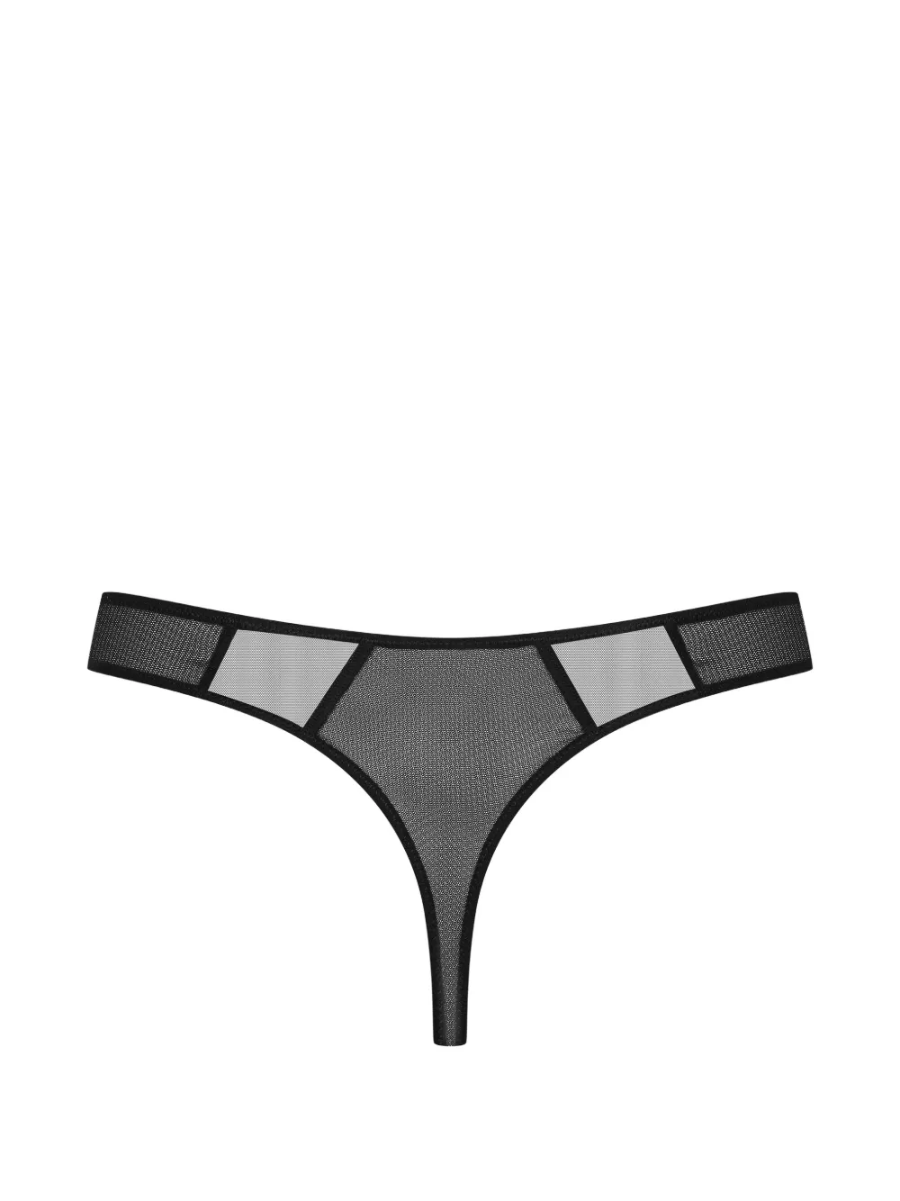 Maison Close mesh thong - Nero