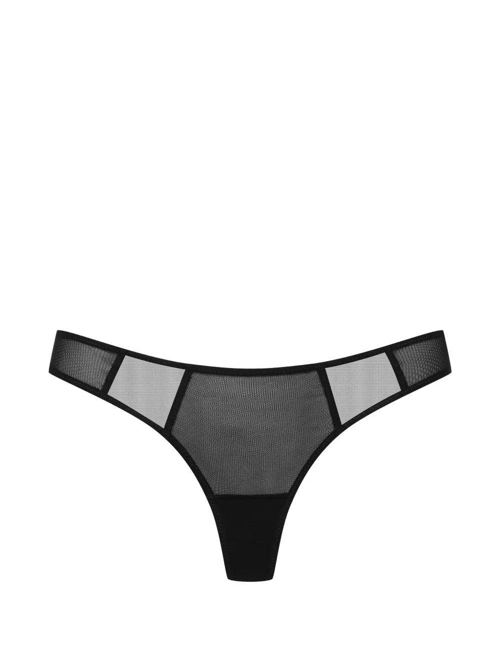 Maison Close mesh thong - Nero