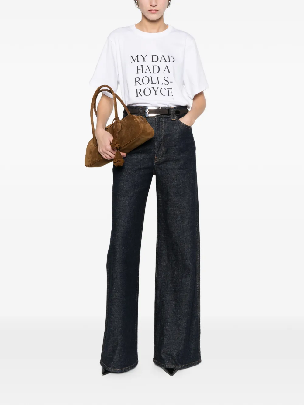  Victoria Beckham Printed T-shirt - White 