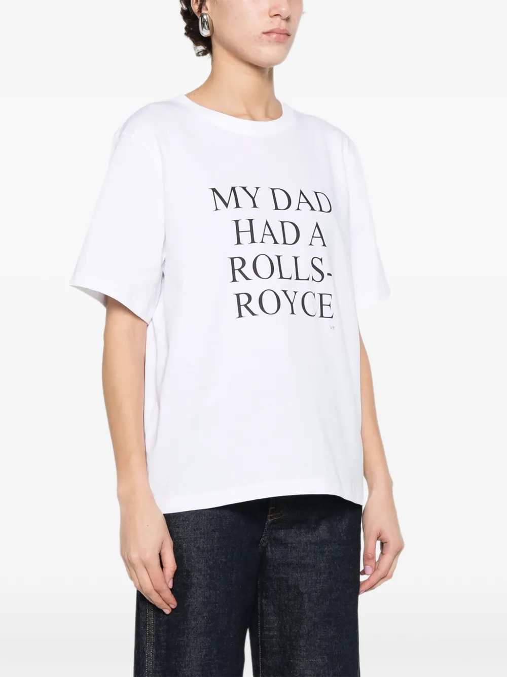  Victoria Beckham Printed T-shirt - White 