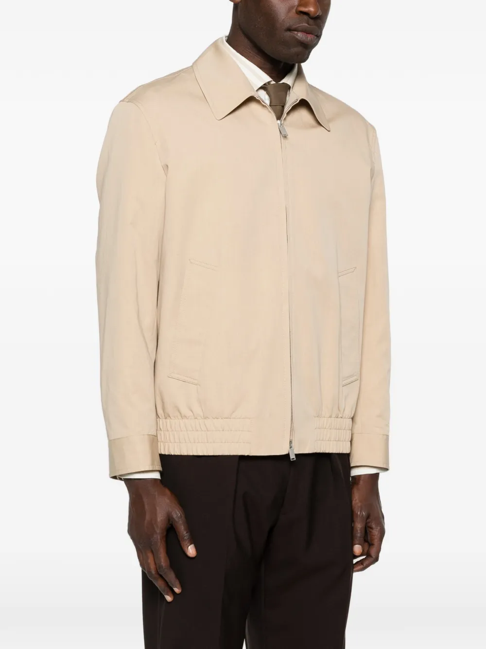  Lardini Aiden Zip-up Jacket - Neutrals 