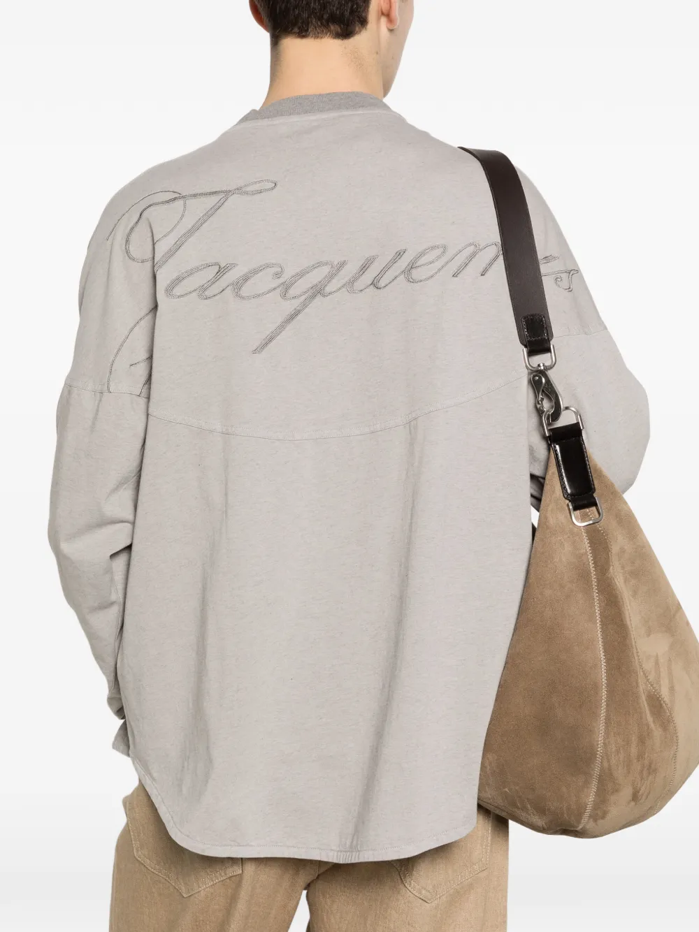 Jacquemus The Atelier T-shirt met lange mouwen Grijs