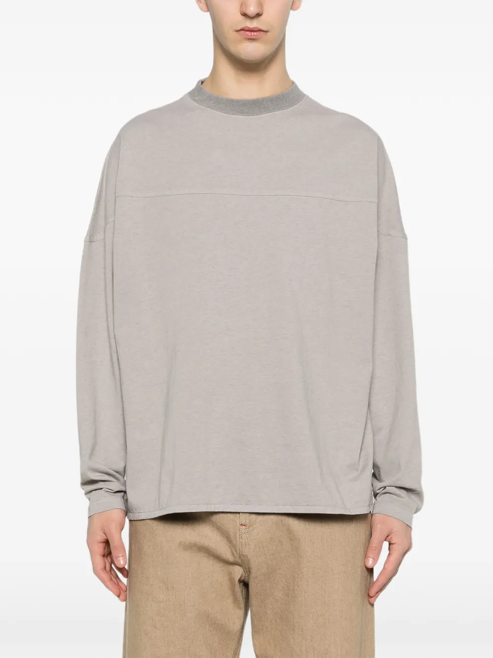 Jacquemus The Atelier T-shirt met lange mouwen Grijs
