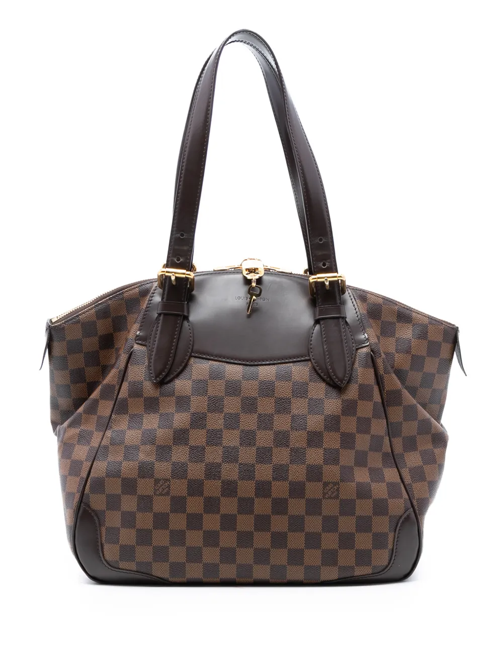Louis Vuitton Pre-Owned 2010 Damier Ebene Verona GM shoulder bag - Marrone