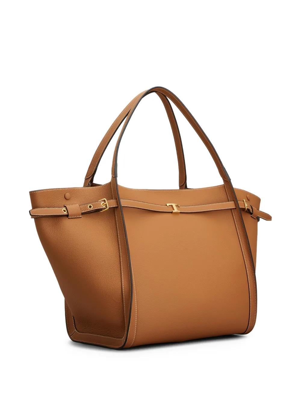 Tod's T-Timeless medium leren shopper Bruin