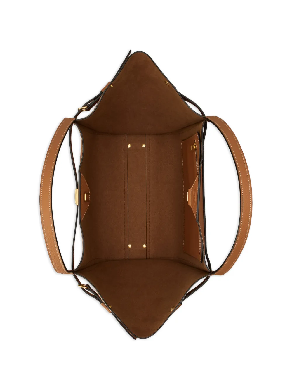 Tod's T-Timeless medium leren shopper Bruin