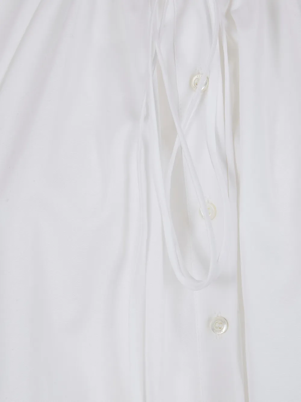  Aspesi Tie-collar Shirt - White 