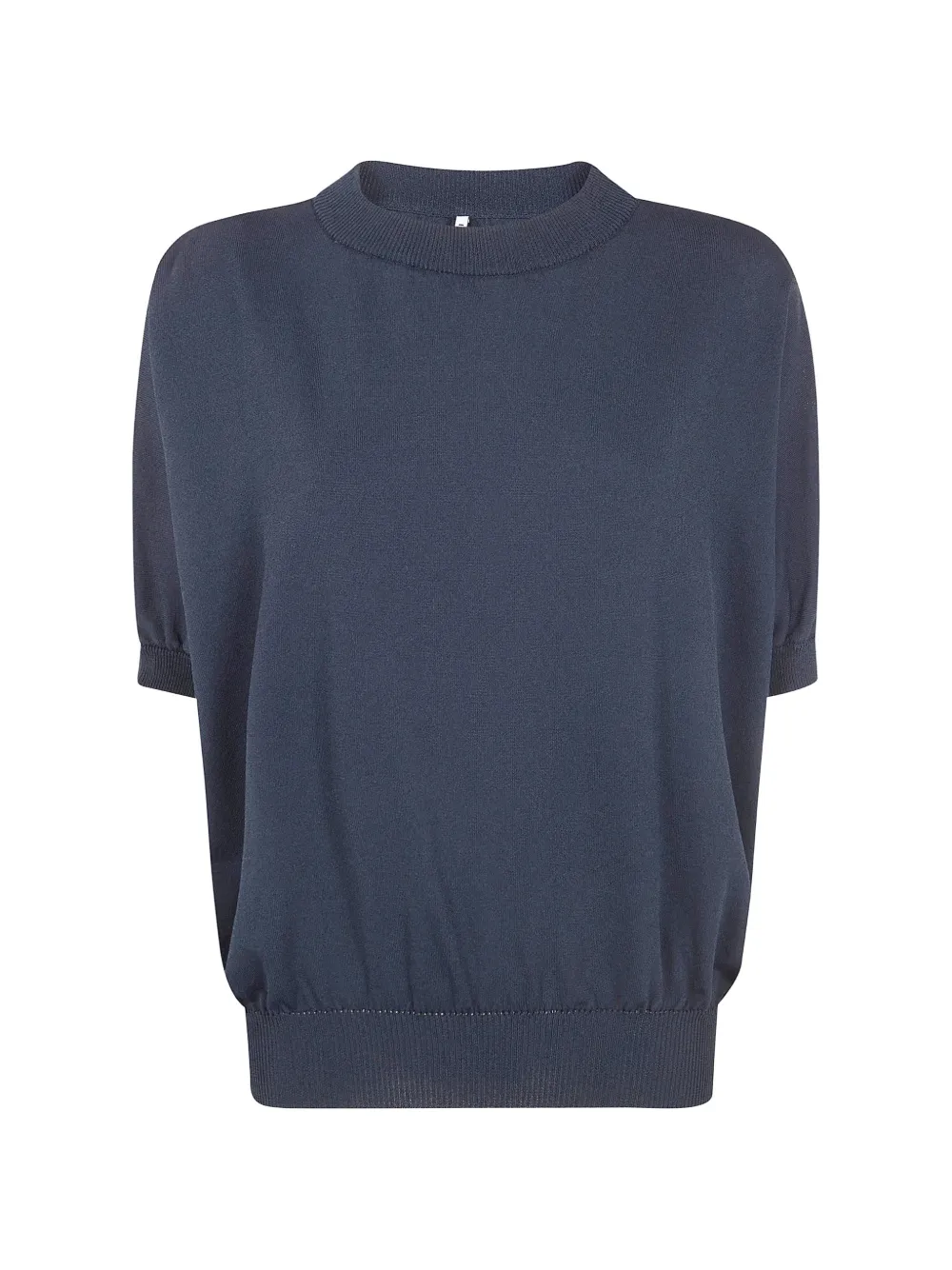 Liviana Conti short-sleeve knitted top - Blu