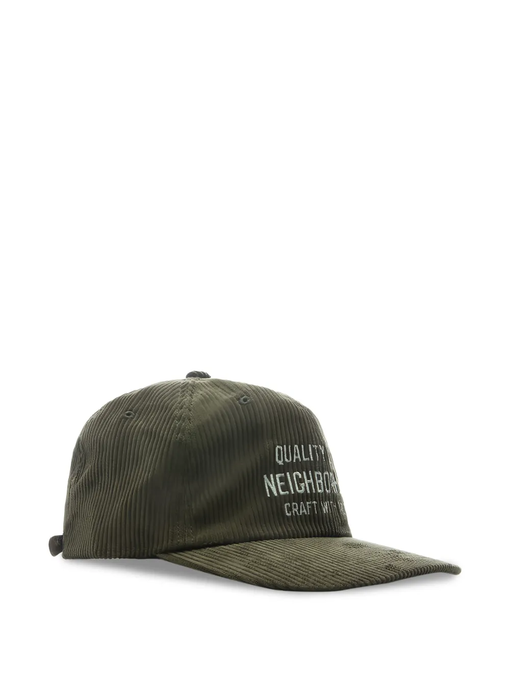 Neighborhood Dad Corduroy Cap | Green | FARFETCH AU