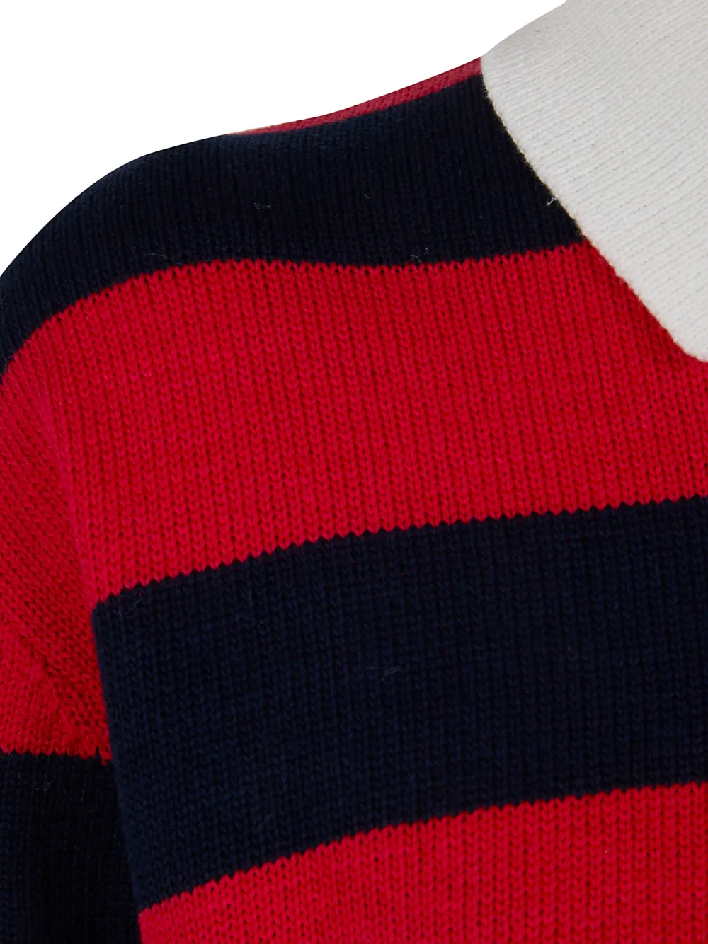  Aspesi Striped Polo Shirt - Red 