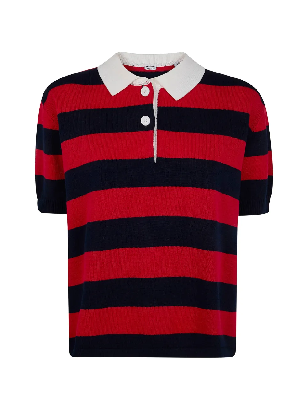ASPESI striped polo shirt - Rosso