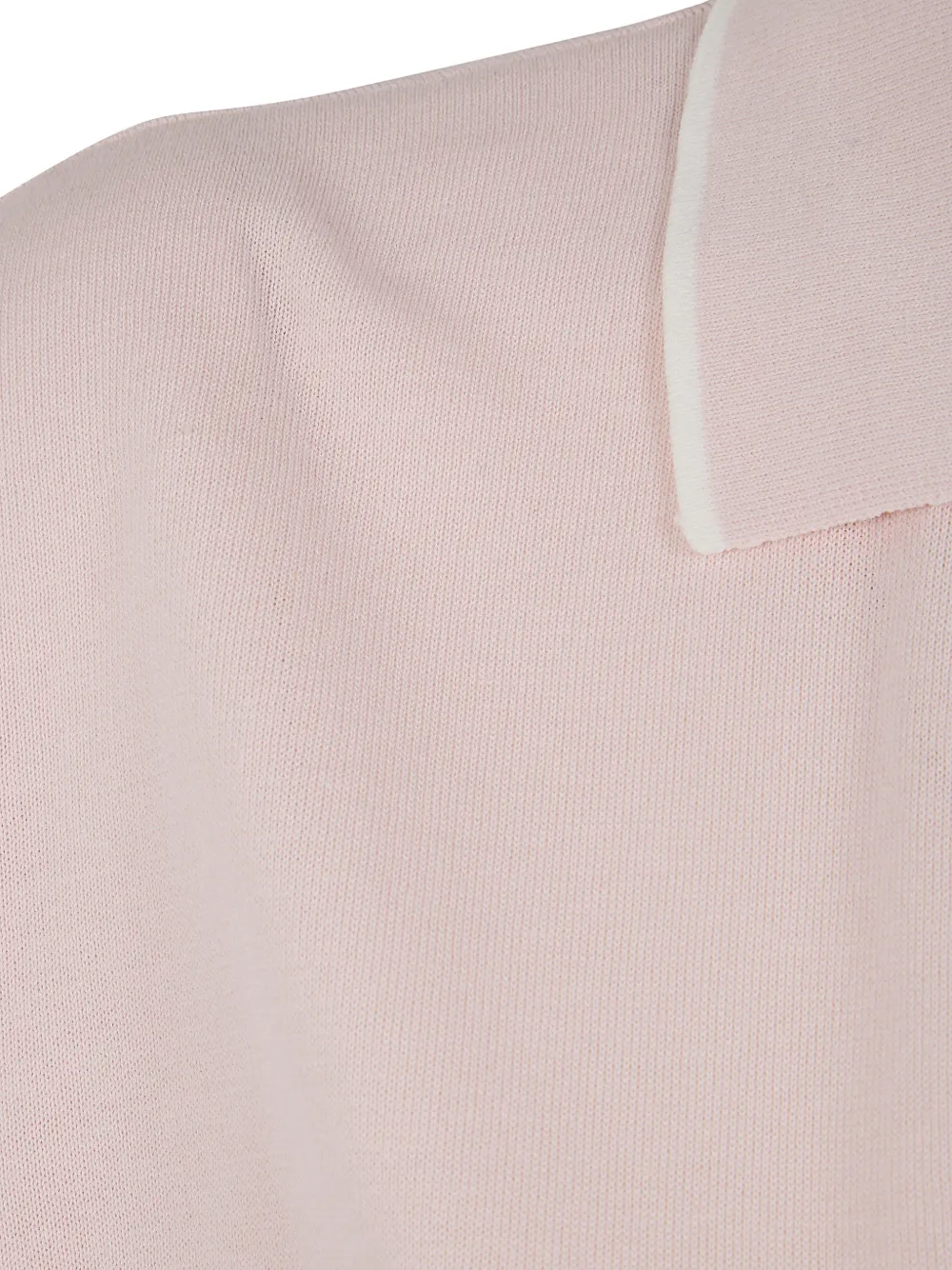  Aspesi Contrast-trim V-neck Top - Pink 