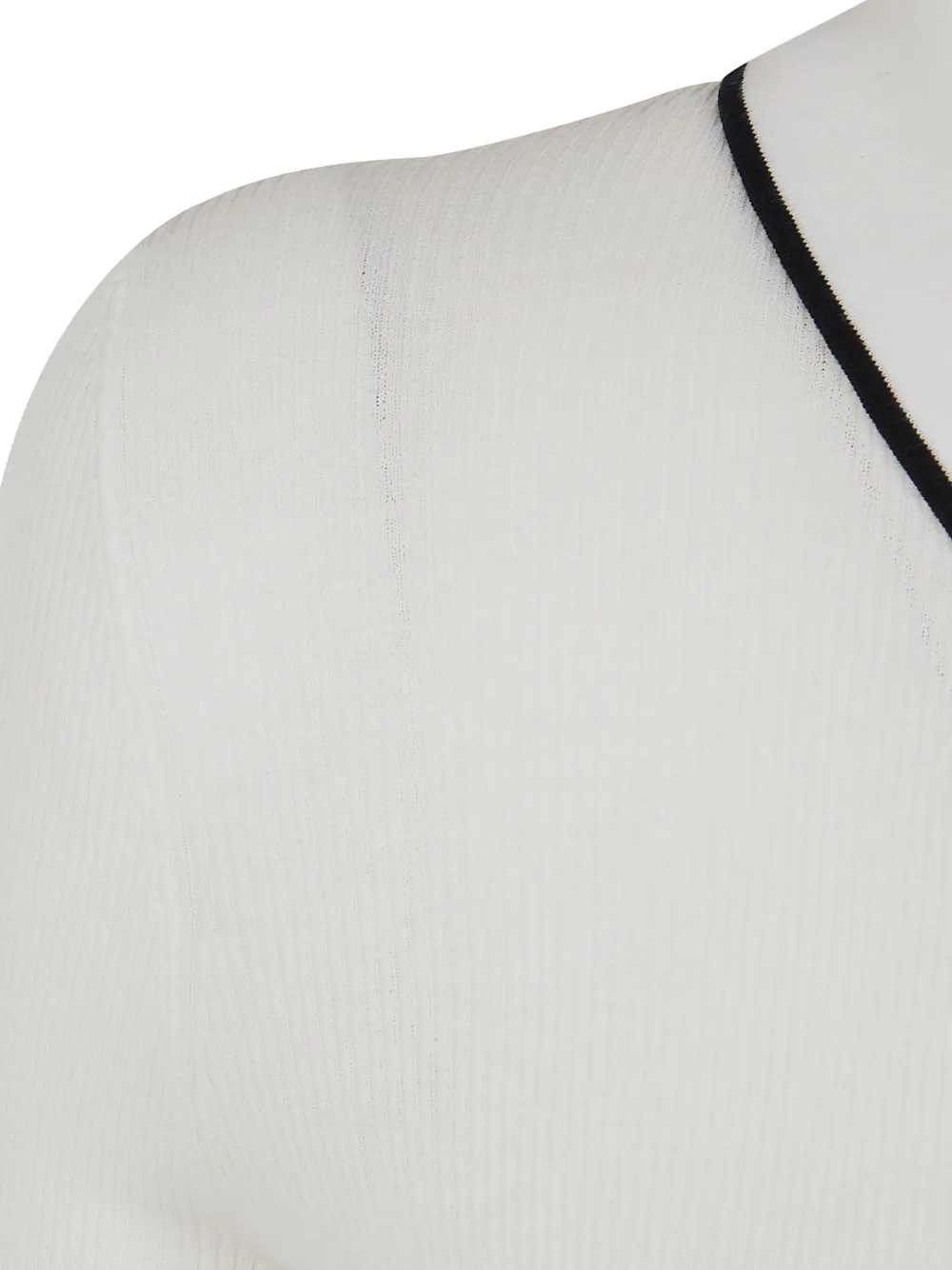  Aspesi Ribbed Polo Shirt - White 