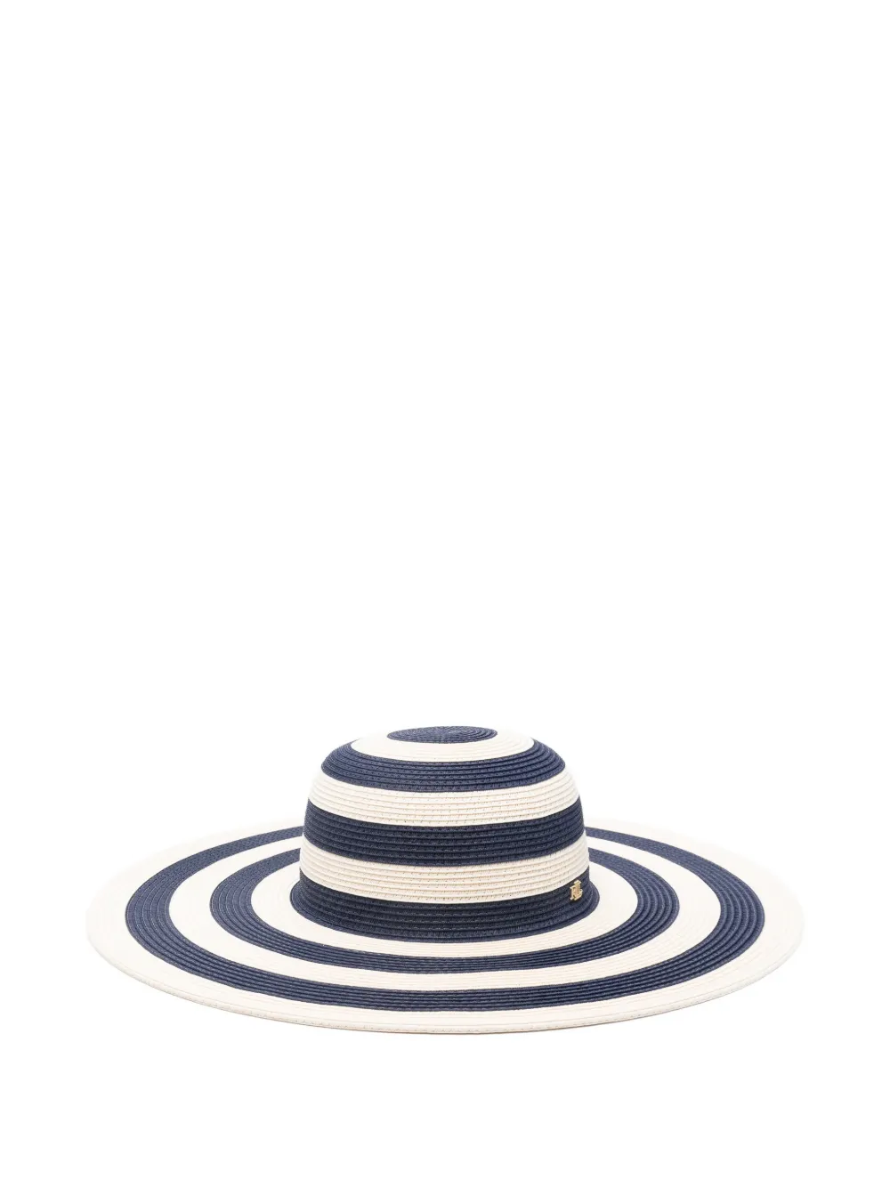 Lauren Ralph Lauren striped-pattern sun hat - Blu