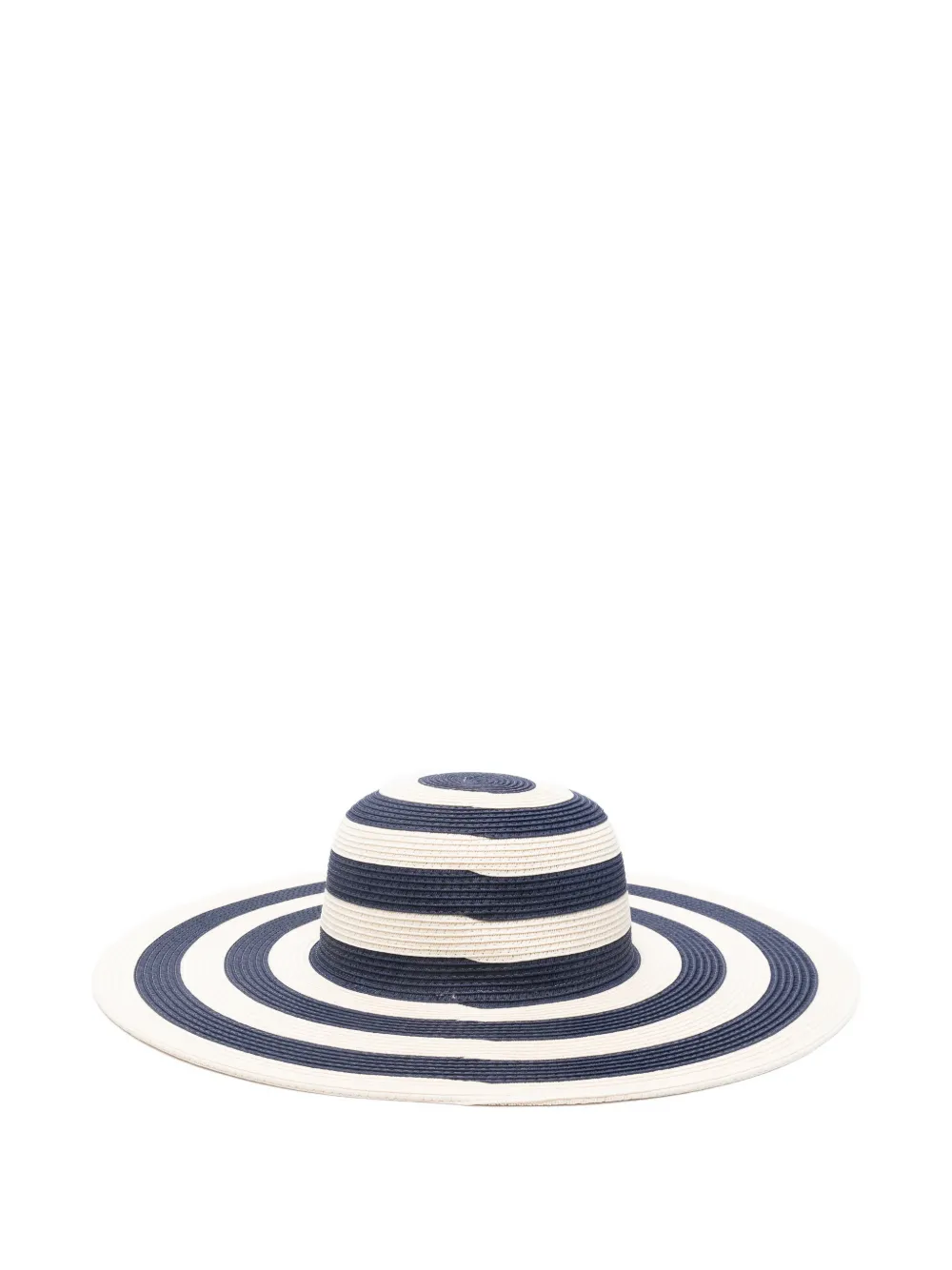 Striped-Pattern Sun Hat