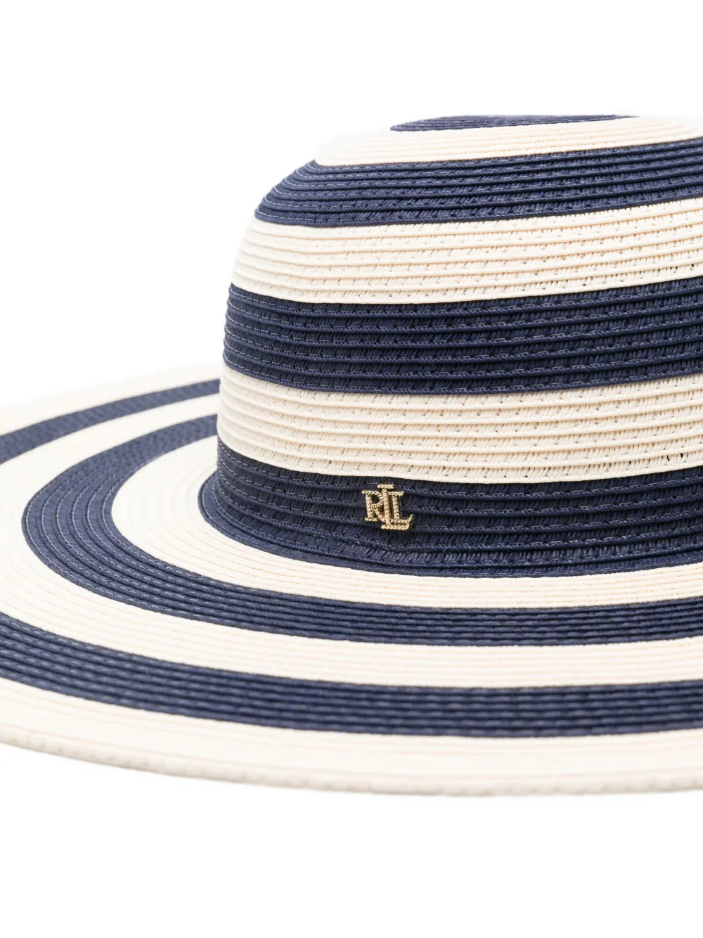 Striped-Pattern Sun Hat