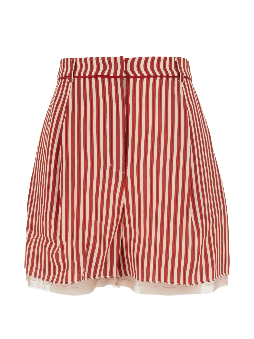 HUI MILANO Zeno striped shorts - Rosso