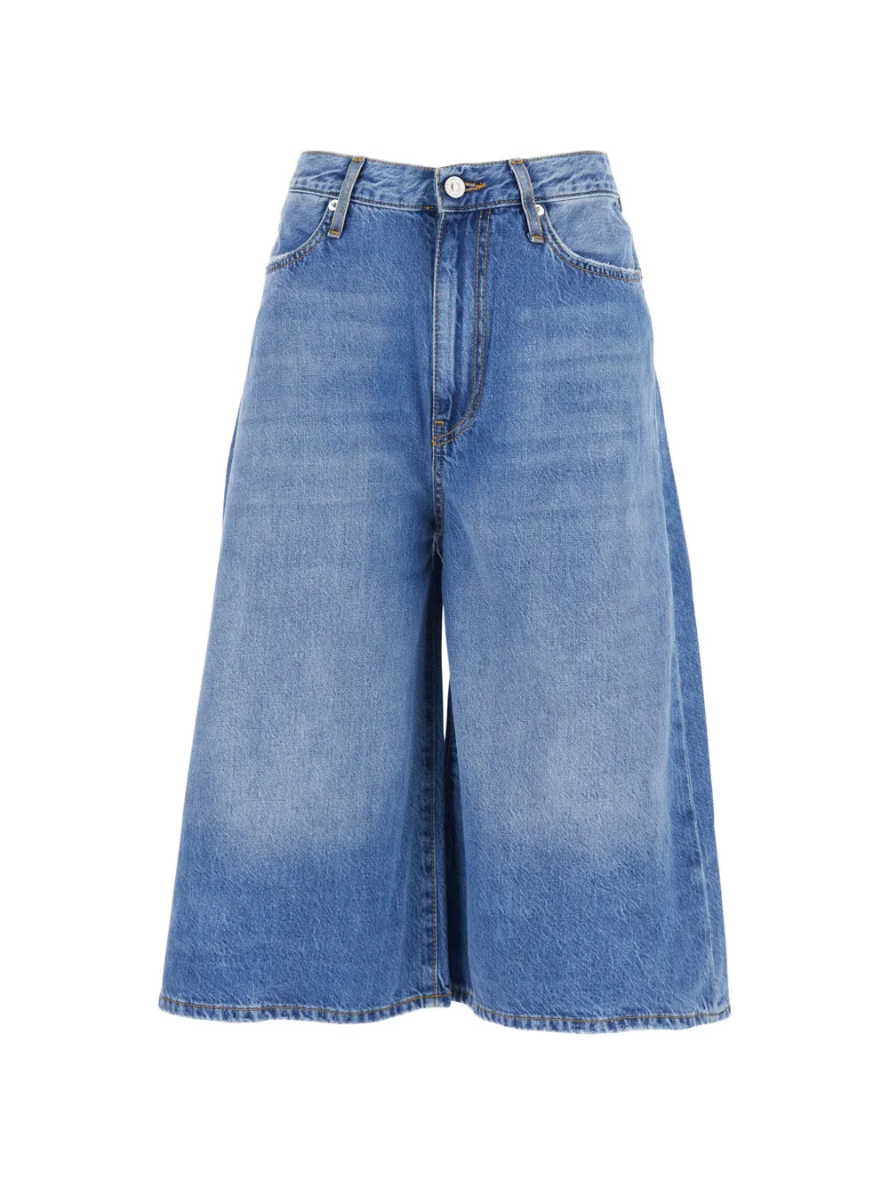 Roy Rogers Shorts a gamba ampia - Blu