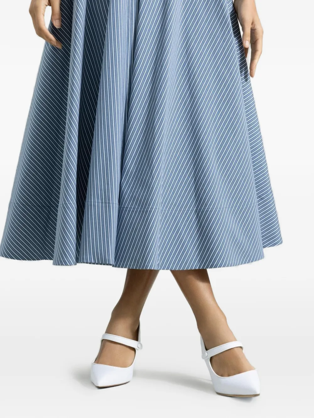 Manolo Blahnik Campari slingback pumps met bandje Wit