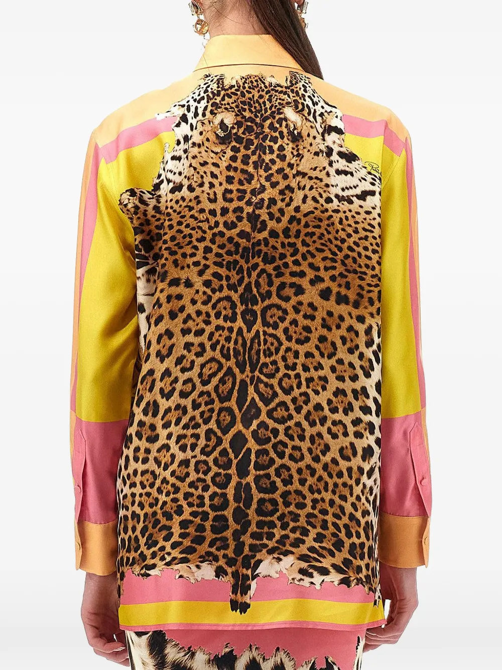 pop print blouse