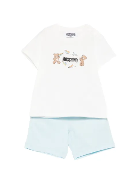 Moschino Kids teddy-bear graphic tracksuit