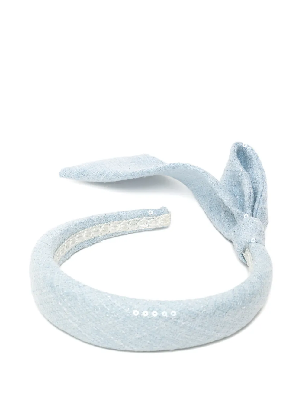 Mi Mi Sol sequin bow headband - Blu
