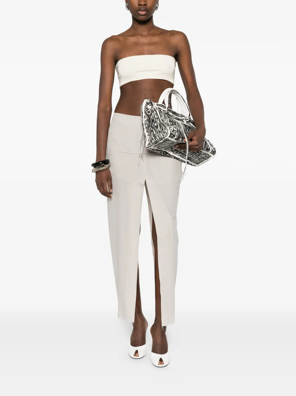 Rick Owens Bandeau top Beige