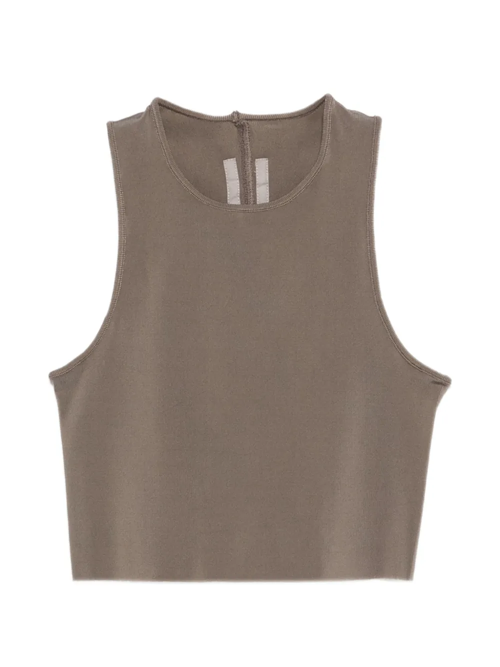 Rick Owens cropped tank top - Grau