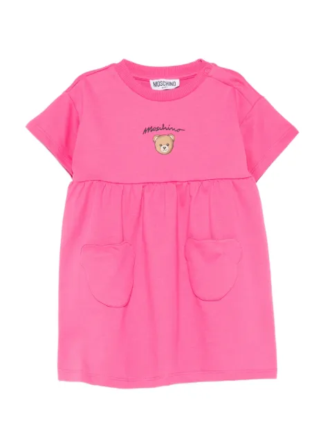 Moschino Kids vestido con estampado Teddy Bear