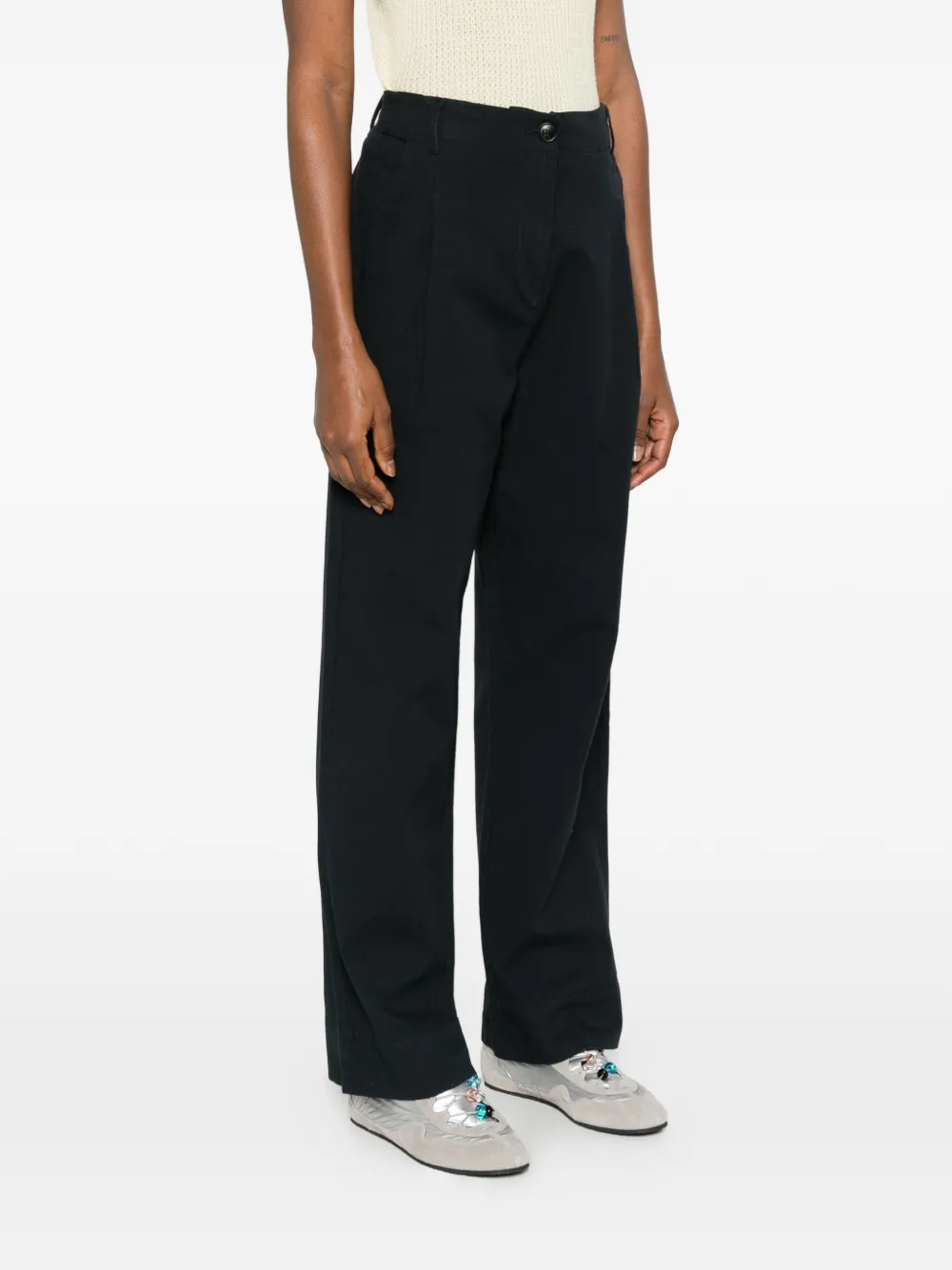  Aiayu Pleated Tailored Trousers - Black 