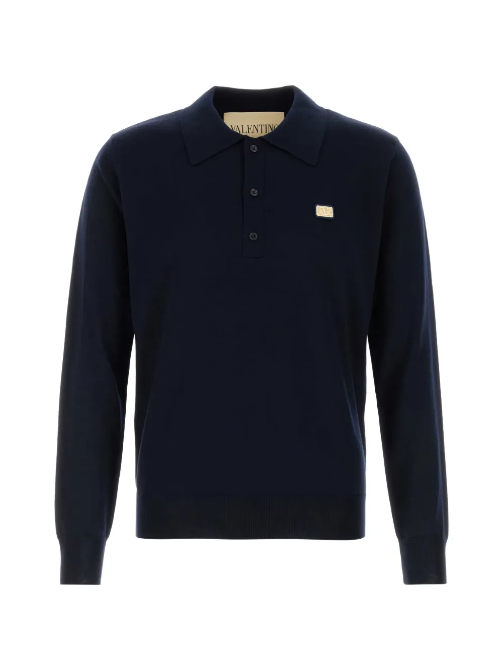 Valentino Garavani logo-detail polo shirt - Blue