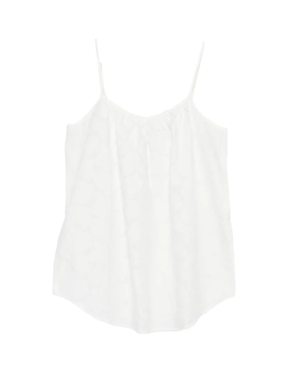 Aiayu patterned tank top - Bianco