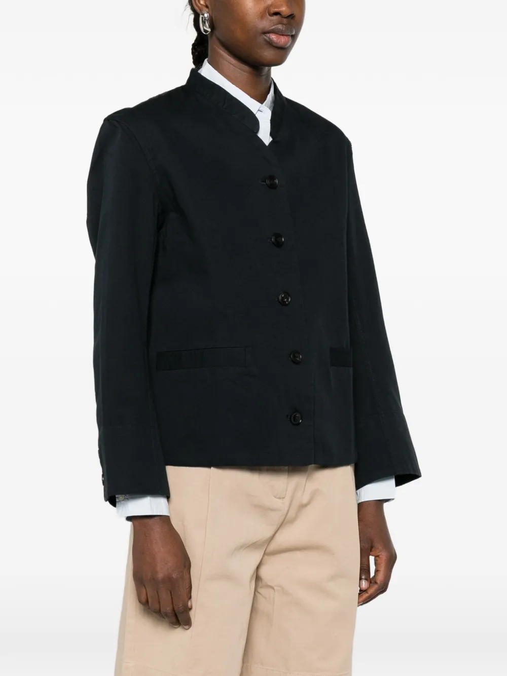  Aiayu Angela Buttoned Jacket - Blue 