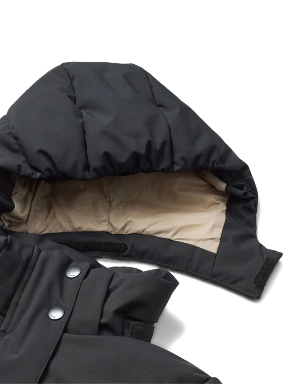  Molo Hooded Puffer Jacket - Black 