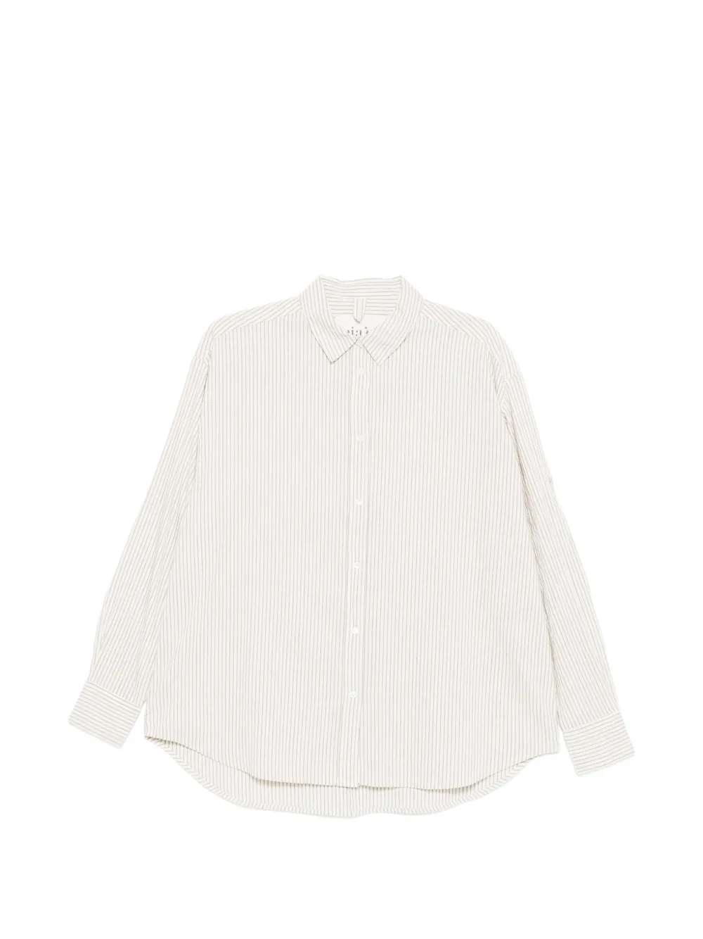 Aiayu striped long-sleeve shirt - Toni neutri